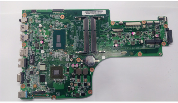 Материнська плата для ноутбука Acer Aspire E5-771, DA0ZYWMB6E0, Rev:E, Б/В. Має впаяний процесор Intel Core i7-5500U, SR23W