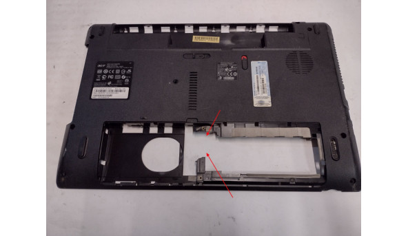 Нижняя часть корпуса для ноутбука Acer Aspire 5552G, PEW76, AP0FO0007000, 15.6 ", Б / У.