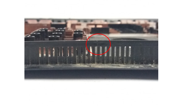 Нижня частина корпуса для ноутбука ASUS X553MA, XX092D, 13N0-RLA0521, 15.6", Б/В. Всі кріплення цілі, трішина на решітці радіатора, подряпинита потертості.