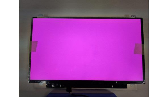 Матриця AU Optronics, B140HAN01.2, 14.0'', LED, FHD 1920x1080, IPS, 30-pin, Slim, стан нової, Має засвіти, при роботі помітні, по бокам потемніле зображення - 302752