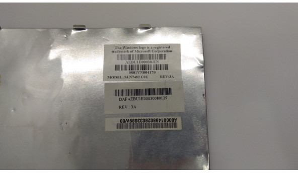 Клавіатура для ноутбука Toshiba Satellite Pro U300, Б/В - 302795