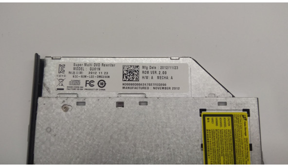 CD/DVD привід для ноутбука Acer Aspire M5-581T(G), Aspire M3, M3-581T, Q5LJ1, GU61N, Б/В, в хорошому стані, без пошкоджень. - 302823