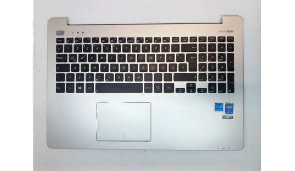 Середня частина корпуса для ноутбука Asus Vivobook S551L, S551LN, S551LB, 13nb0261am0211, Б/В. Без пошкоджень. Клавіатура робоча.
