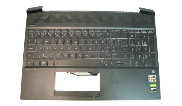 Середня частина корпусу з клавіатурою та тачпадом для ноутбука HP Pavilion Gaming Laptop 15-ec2601nc EAG300301P Б/У