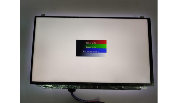 Матриця Innolux, N156HGE -LA1 Rev:C1, 15.6", 40-pin, LCD, Full HD 1920x1080, Slim, б/в, Є вертикальна полоса