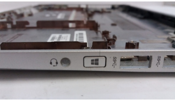 Нижня частина корпуса для ноутбука HP Pavilion x360 13-S, 465.05H02.0001, 809819-001, Б/В. Кріплення всі цілі. Має трішини та сколи (фото)