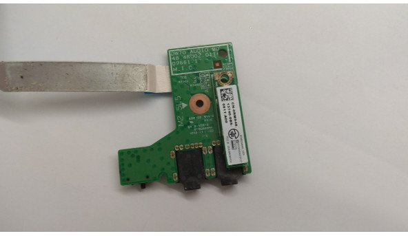 Плата з роз'ємом, AUDIO та Кнопка Включення WIFI, для ноутбука Dell Vostro 3700, 48.4RU02.011, Б/В - 303366