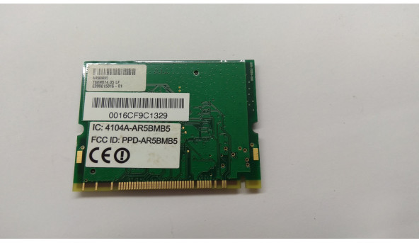 Адаптер WI-FI снят с ноутбука Acer Aspire 5040, MS2171, T60N874.05, Б / У - 303437