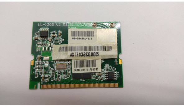 Адаптер WI-FI знятий з ноутбука Asus A6M, 80-I8H3A1-01Z, Б/В