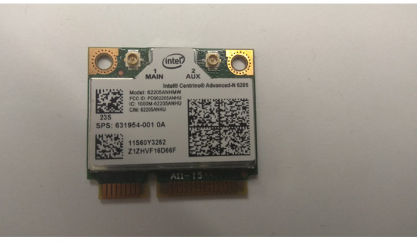 Адаптер wi-fi,знятий з ноутбука Lenovo T520,E97295-006, Б/В.