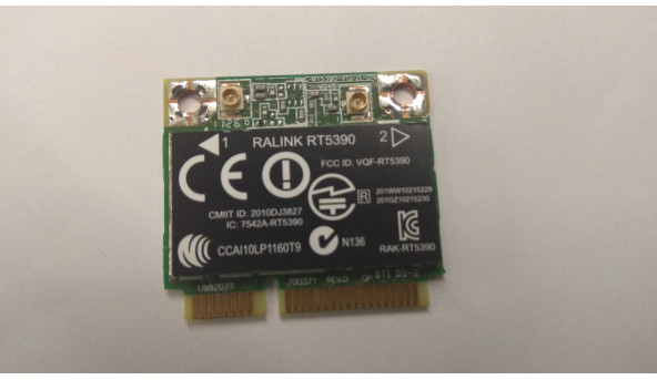 Адаптер wi-fi,знятий з ноутбука HP  Pavilion G7 , G7-1226eo, RT5390, Б/В