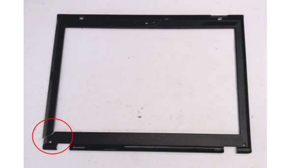 Рамка матриці для ноутбука для ноутбука Lenovo IdeaPad B5400, 15.6", 38BM6LBLV00, Б/В. Правий кут має пошкодження  маленьку тріщинку(фото).