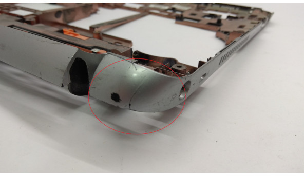 Нижня частина корпуса для ноутбука HP Pavilion dm1, dm1-4125ea, 11.6", dzc37nm9tp00, Б/В. Є пошкодження у вигляді тріщин та пошкоджених кріпленнь все на фото. - 303725