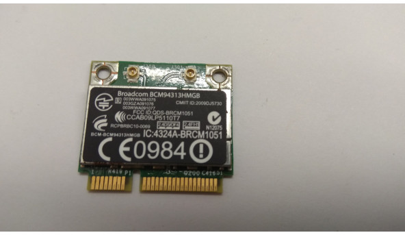 Адаптер WI-FI, знятий з ноутбука  HP Pavilion dv6, dv6-3108er, DV7-4000  BCM94313HMGBEPA Б/В