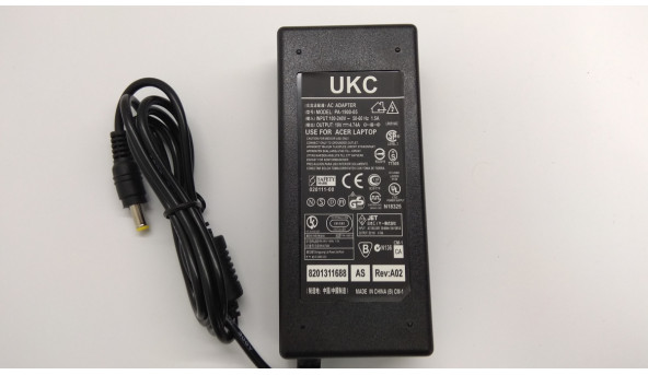 Зарядка для ноутбука Acer, Model: PA-1900-05, INPUT: 100-240V, 50-60Hz, 1.5A, OUTPUT: 19V--4.74 - 303881