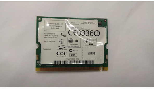 Адаптер wi-fi,знятий з ноутбука ACER TRAVELMATE 4150 4000 4010 4060 4070 , 2004DJ0184, Б/В - 303924