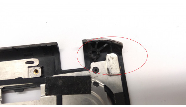 Средняя часть корпуса для ноутбука HP Pavilion Dm3, Dm3-2000 13.3 ", 600830-001, Б / У. Одно крепление сломано (фото). - 303979