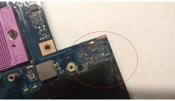 Материнська плата для ноутбука Acer Emachines e725, LA-4854P, NAWHE L11, Rev:1.0, Б/В - 303995