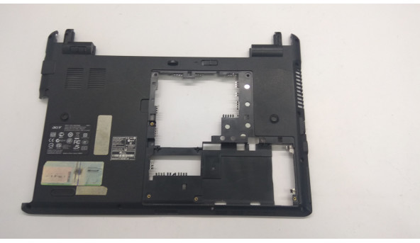 Нижня частина корпуса для ноутбука Acer Aspire 4810T/4810TZ/4410, MS2271, 14.0", 39.4CQ01.XXX, Б/В. Всі кріплення цілі.Є тріщина (фото).