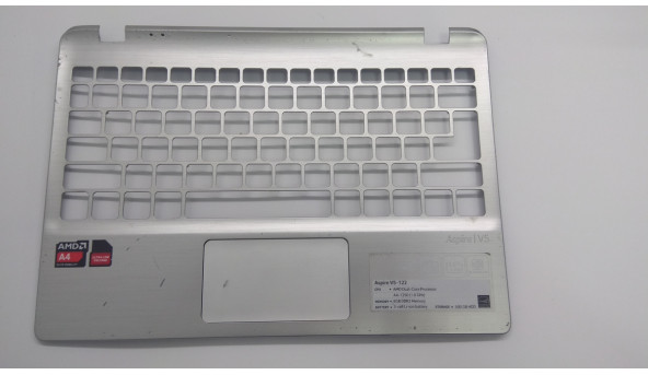 Средняя часть корпуса для ноутбука Acer Aspire V5-122, 11.6 ", WIS604LK03001, Б / У. Крепление все цели. Сломанные несколько замочков (фото).