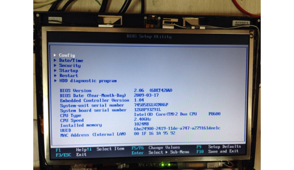 Матриця Samsung, LTN121AT03, CCFL 1-Bulb, 12.1", 1280x800, Б/В