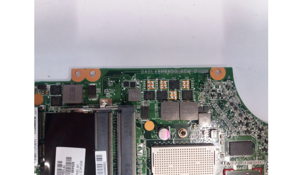 Материнська плата для ноутбука HP Pavilion dv6, dv6-3133eo, DA0LX8MB6D0, Rev:D, Б/В - 304243