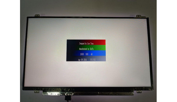 Матриця CHI MEI INNOLUX, N140FGE-EA2 Rev:C2, 14.0'', LED, HD+ 1600x900, 30-pin, Slim, б/в, Має подряпини та чорні плямки, помітні при роботі - 304305