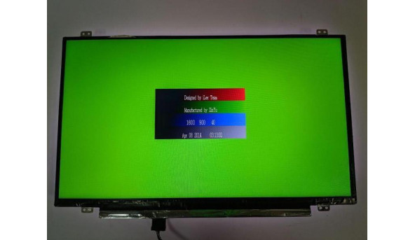 Матриця Chi Mei InnoLux, N140FGE-EA2 Rev:C2, 14.0'', LED, HD+ 1600x900, 30-pin, Slim, б/в, Присутні мінімальні подряпини при роботі непомітні - 304306