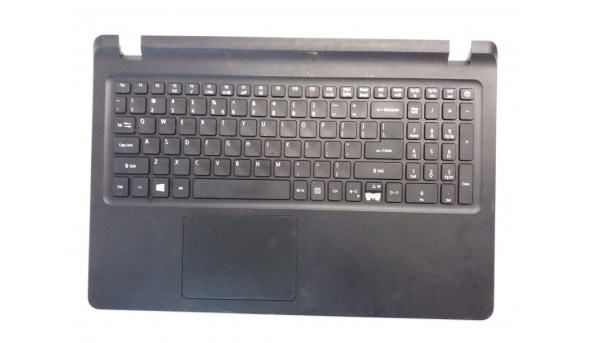 Середня частина корпуса для ноутбука Acer Aspire ES1-533, ES1-523, 15.6", AP1NX000400, FA1NX000400, Б/В, Клапвіатура робоча, кріплення всі цілі, не має кнопки.