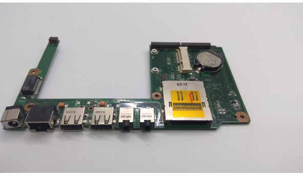 Плата с разъемами USB, Разъем питания (требуется замена (фото)), Card Reader и ETHERNET для ноутбука Asus U35JC б / В.В хорошем состоянии, без повреждений. - 304349