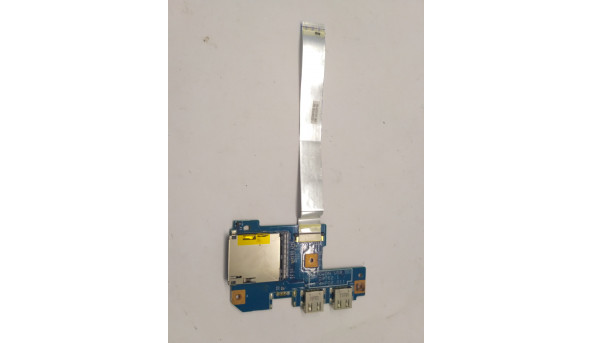 Плата с разъемами USB разъем и card reader для ноутбука Emachine MS294, 50.4hv07.011, Б / У