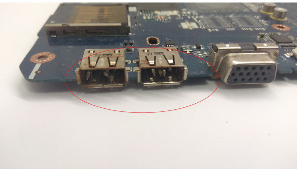 Материнська плата для ноутбука Asus K53U, LA-7322P, Б/В. Має впаяний процесор AMD E-Series, E-450, EME450GBB22GV - 304438