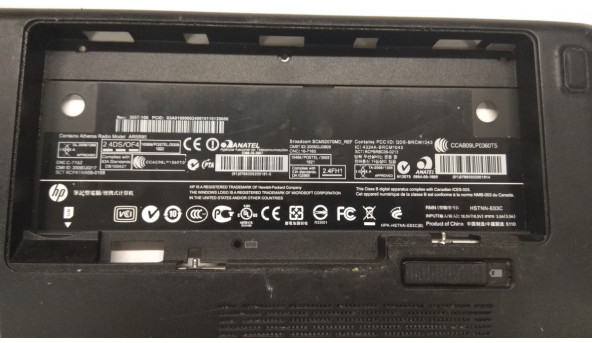 Нижняя часть корпуса для ноутбука HP Pavilion Dm3 1000, 13.3 ", 580689-001, Б / У - 304478