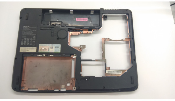 Нижня частина корпуса для ноутбука Acer Aspire 7520, ICY70, 17.0", AP01L000E00, Б/В. Є зламані кріплення та тріщина (фото).