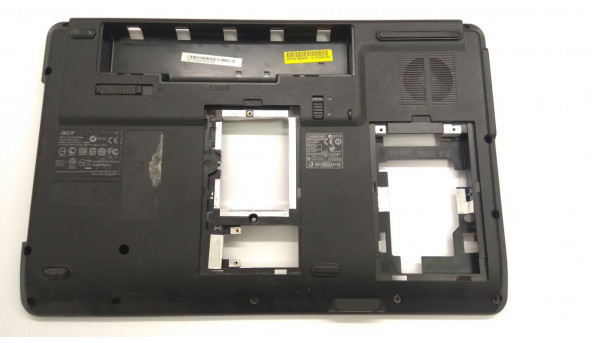 Нижня частина корпуса для ноутбука Acer Aspire 5734Z, PAWF6, 15.6", AP06R000400, Б/В. Зламане кріплення (фото), та сліди корозії.
