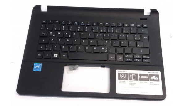 Средняя часть корпуса для ноутбука Acer Aspire ES1-311-C14F, 13.3 ", 439.03401.0001, Б / У. Крепление все цели. Без повреждений.