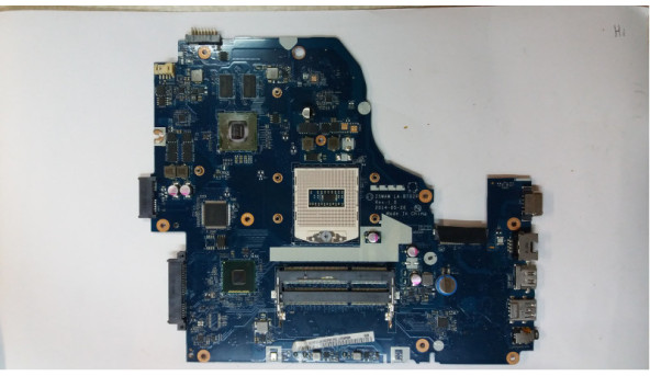 Материнська плата для ноутбука Acer E5-572G, Z5WAW, LA-B702P, Б/В.  Нетестована, стан невідомий. Пошкодження біля розєма живлення.  Відео: N15S-GT-S-A2, GeForce, GT820M,