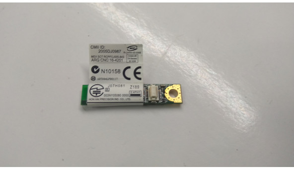 Адаптер Bluetooth снят с ноутбука Lenovo Thinkpad T61, N10158, Б / У. В хорошем состоянии, без повреждений