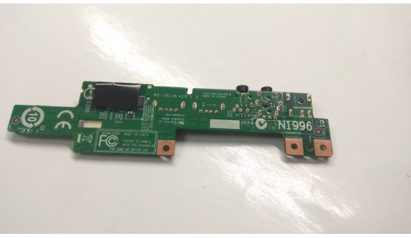 Плата з роз'ємами Audio роз'єм, USB роз'єм, HDMI роз'єм, Card Reader роз'єм, Medion 97930, S5612, MS-16C1N, VER:1.0, Б/В. Пошкоджений usb роз'єм(фото)