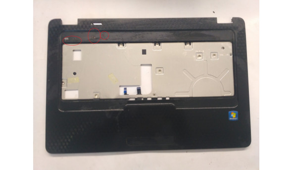 Середня частина корпуса для ноутбука Compaq CQ62, 15.6", 606004-001, Б/В. Кріплення всі цілі. Є сліди корозії(фото). - 305129