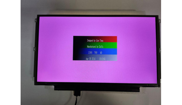 Матриця LG Display, LP125WH2(TP)(B1), 12.5", LED, HD 1366x768, б/в, має подряпину, помітна при роботі, і маленькі присутні - 305130
