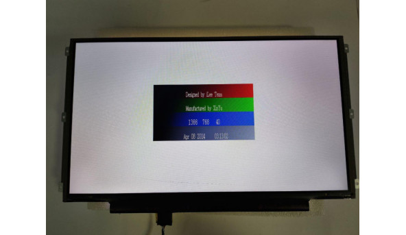 Матриця  LG Display, LP125WH2(TP)(B1), 12.5", LED, HD 1366x768, б/в, має подряпину, помітна при роботі, і маленькі присутні