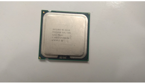 Процесор  Intel Pentium Dual-Core , SLA3J, E2140, 1 МБ кеш-пам'яті, тактова частота 1.60 ГГц, частота системної шини 800 Mhz, Б/В