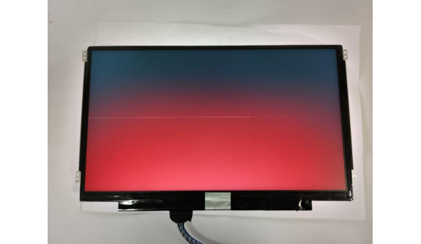 Матриця AU Optronics, B116XW03 V1, 11.6", LED, WXGA HD 1366x768, Slim, б/в, На зображенню є полоска (фото), але не на всіх кольорах помітна, є подряпина - 305174