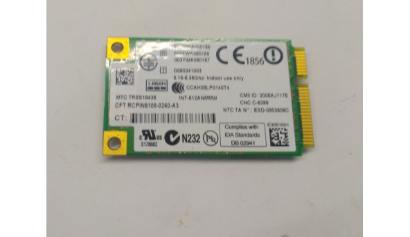 Адаптер WI-FI, снят с ноутбука HP EliteBook 6930p, 8530p, 6730b, 480985-001, Б / У, в хорошем состоянии, без повреждения - 305193