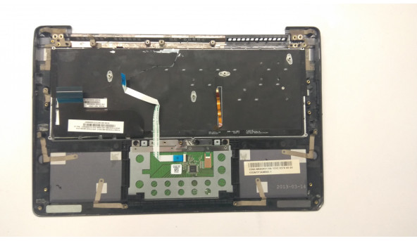 Середня частина, корпуса для ноутбука Asus Taichi 21, 11.6", 13GNTF1AM043-1, Б/В. Присутнє пошкодження(фото) ,пошкоджене кріплення(фото) - 305241