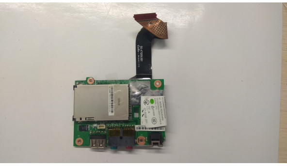 Плата з роз'ємами Card Reader роз'єм, LAN роз'єм, USB роз'єм, Audio роз'єм, Lenovo Thinkpad X201 , 55.4CV03.021, Б/В. В хорошому стані. без пошкоджень. - 305291