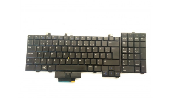 Клавіатура для ноутбука  Dell Pecision M6400, M6500, в хорошому стані без пошкоджень, робоча клавіатура З ПІДСВІТКОЮ