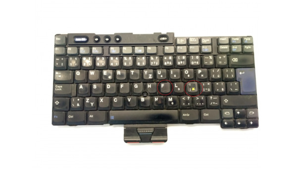 Клавіатура для ноутбука Lenovo ThinkPad R50*, R51*, R52*, T40, T41, T42, T43* , 93P4832, 93P4832, Б/В .В  хорошому стані без пошкоджень, робоча клавіатура, лавіші не відповідають дійсності(фото)