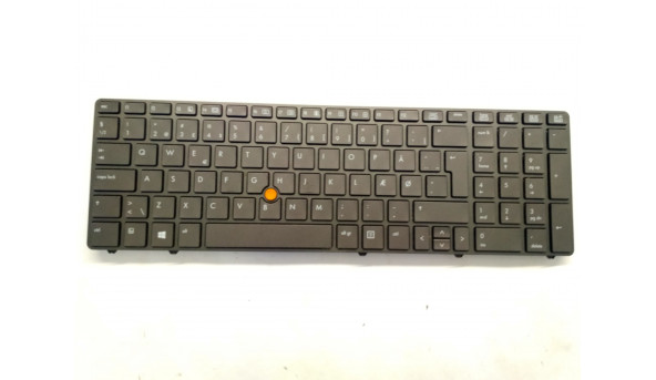 Протестована, робоча клавіатура для ноутбука  HP Elitebook 8560W, 8570W, 55012T900 -035-g, 9z.n6gpf.h0d, Б/В.